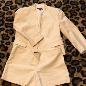 Linen short suit set